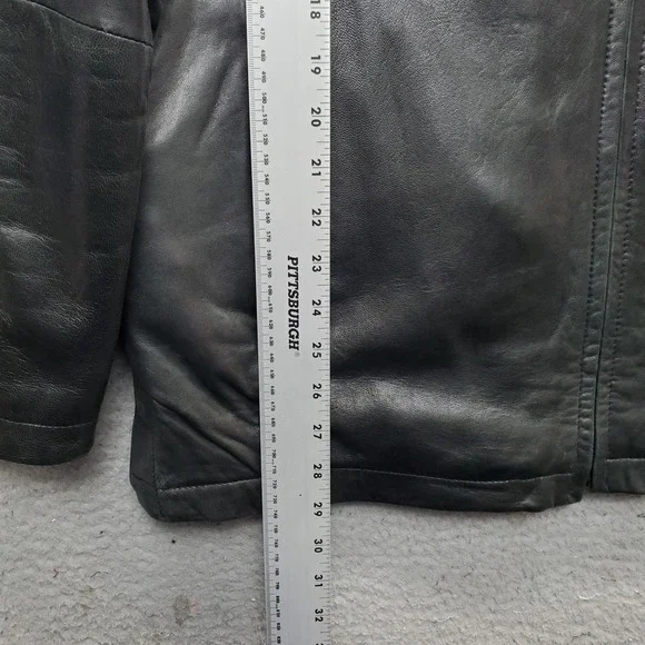 Pelle Studio Wilsons Leather Jacket Men Small Black 3M Insulation Zip-Out Lining